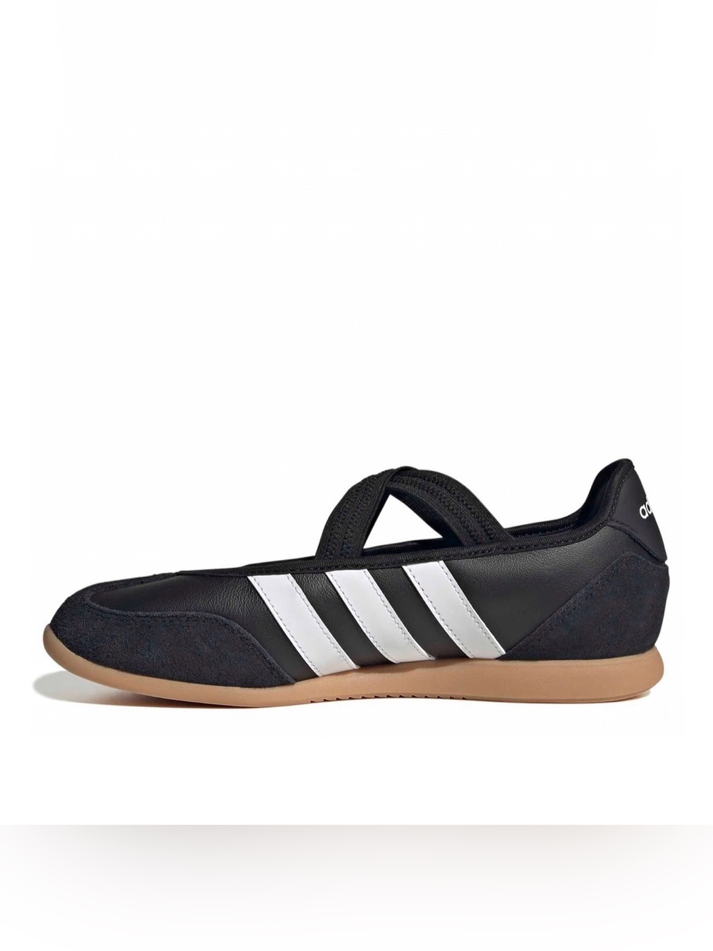 adidas Black and White barreada Mary Jane ballet Style Sneakers - Picture 4 of 5